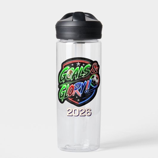 W杯 2026 お祝い ウォーターボトル (正面)