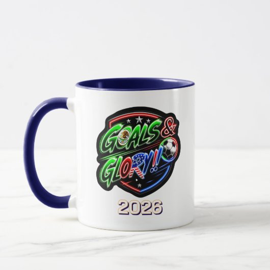 W杯 2026 祝賀 マグカップ (左)