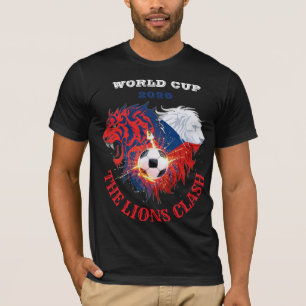 W杯 2026 韓国対チェコ マッチTシャツ Tシャツ