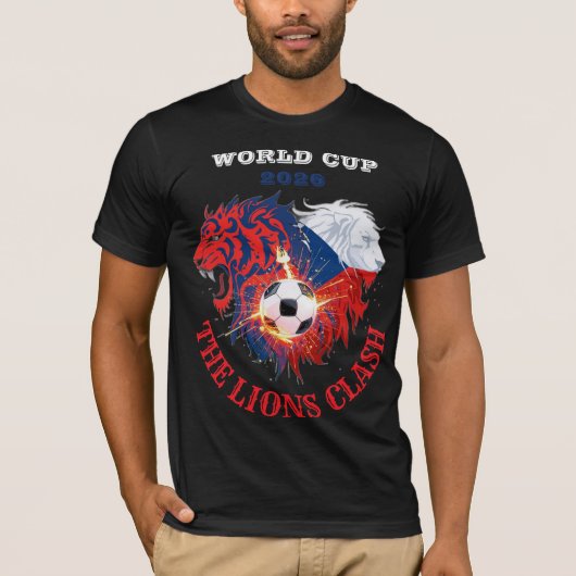 W杯 2026 韓国対チェコ マッチTシャツ Tシャツ (正面)