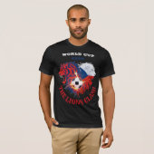 W杯 2026 韓国対チェコ マッチTシャツ Tシャツ (正面フル)