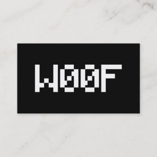 W00F [リートスピークアニマルサウンド] 名刺