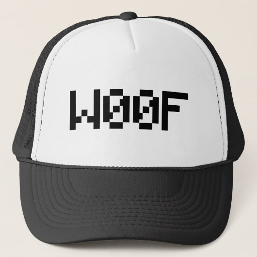 W00F [Leetspeak Animal Sounds] キャップ (正面)