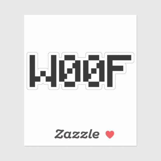 W00F [Leetspeak Animal Sounds] シール (シート)