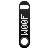 W00F [Leetspeak Animal Sounds] スピード栓抜き (正面)