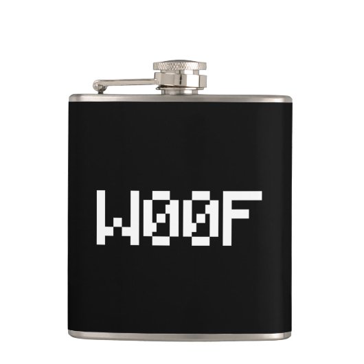 W00F [Leetspeak Animal Sounds] フラスク (正面)