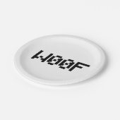 W00F [Leetspeak Animal Sounds] ペーパープレート (アングル)