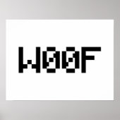 W00F [Leetspeak Animal Sounds] ポスター (正面)