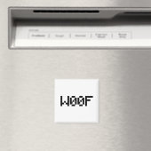 W00F [Leetspeak Animal Sounds] マグネット (インサイチュ (食洗機))