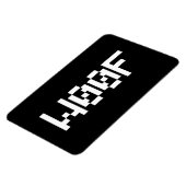 W00F [Leetspeak Animal Sounds] マグネット (左側)