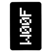 W00F [Leetspeak Animal Sounds] マグネット (縦)