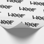 W00F [Leetspeak Animal Sounds] ラッピングペーパー (角)