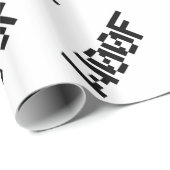 W00F [Leetspeak Animal Sounds] ラッピングペーパー (ロールコーナー)