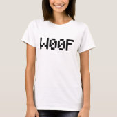 W00F [Leetspeak Animal Sounds] Tシャツ (正面)