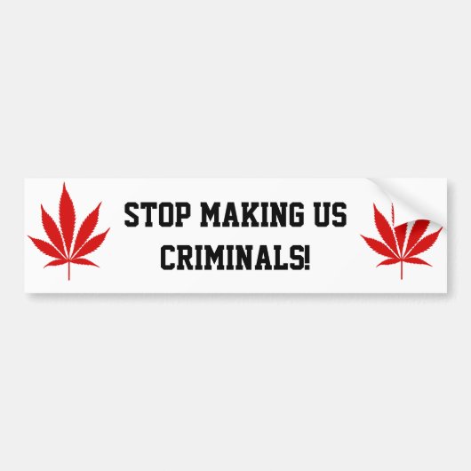 W02ポットの葉 バンパーステッカー (正面)