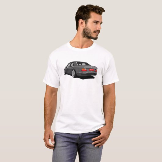 W124メルセデスベンツ Tシャツ (正面フル)