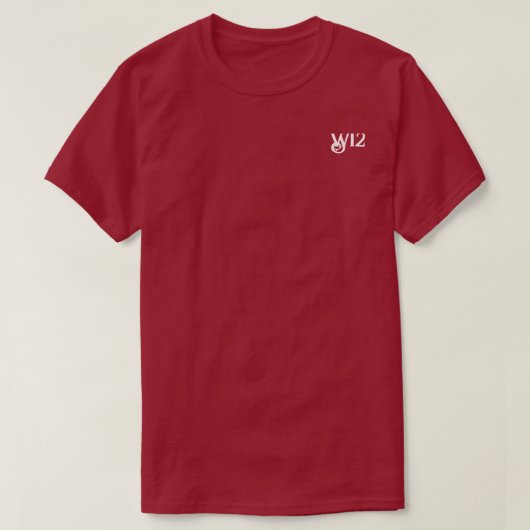 w12 tシャツ (デザイン正面)
