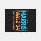 W'24は戻らなかった フリースブランケット (正面(横))