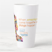 W2Wラテマグ – 女性が一緒に来いる場合 カフェラテマグ (正面)