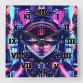 W4VE ・デザイン。 | "手続き型" to [49 / 50] ・ スクエア壁時計 (正面)