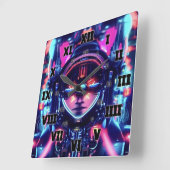 W4VE ・デザイン。 | "手続き型" to [49 / 50] ・ スクエア壁時計 (傾斜)