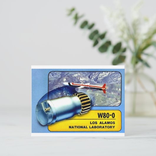 W80ワーヘッドギア- – ワーヘッド最高のの一つが今まで! ポストカード (スタンド正面)