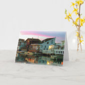 W. Κのマリーナ、Sausalito 2007年 カード (黄色い花)