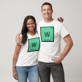 W - クレソン野菜 化学周期表 Tシャツ (ユニセックス)