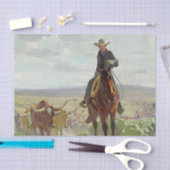 W・ハーバート・ダントンによる「Texas of Old」 薄葉紙 (クラフト)