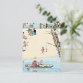 W・ヒース・ロビンソン「シーサイド犯罪」 ポストカード (スタンド正面)