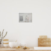 W.フラワーEsq,チェルシー・エンバの家のデザイン ポスター (キッチン)