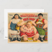 W.ホルマンの巨大な子供と賞のベビー。 ポストカード (正面/裏面)