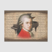 W.モーツァルトThe Child Genius with notes and piano 薄葉紙 (正面)