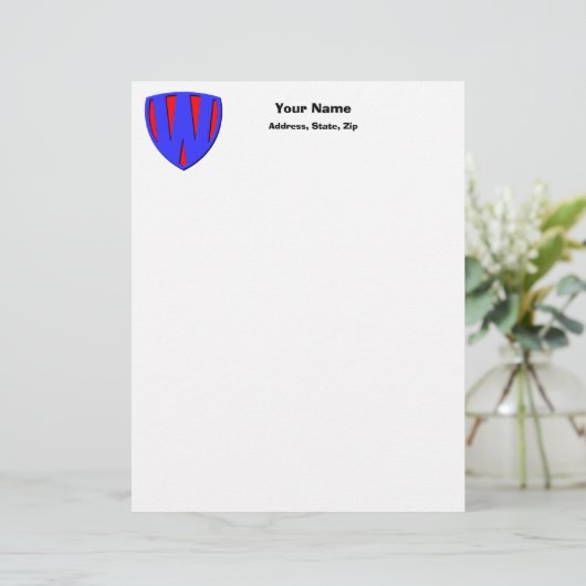 W レターヘッド (スタンド正面)