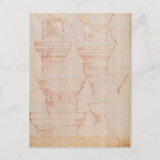 W.18v勉強の列 ポストカード (正面)