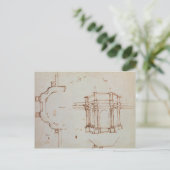 W.24r 建築スケッチ ポストカード (スタンド正面)