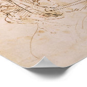 W.41座女のスケッチ ポスター (角)