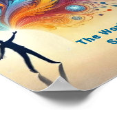 W/ADHDで盛り上がる*世界はADHDのアイディアを必要 ポスター (角)