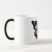 W Alphabet black butterfly モーフィングマグカップ (左)