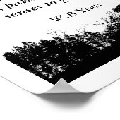 W.Bイェーツ – 引用文 ポスター (角)