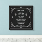 W・B・イェーツ引用文来妖精 キャンバスプリント (インサイチュ (ウッドフロア))