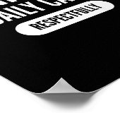 W Be My Daily Cardio Funny Gym Saying  ポスター (角)