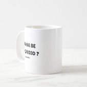 W Be My Daily Cardio Funny Gym Saying (on Back) コーヒーマグカップ (正面左)