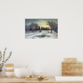 W.C.バウアー – クリスマスイブ – プリント (キッチン)