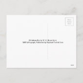 W.C. Bauer著クリスマスイブからの シーズンポストカード (裏面)