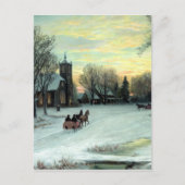 W.C. Bauer著クリスマスイブからの シーズンポストカード (正面)