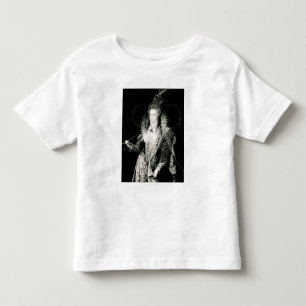 W.Derbyによって描かれ、刻まれるエリザベス女王一世 トドラーTシャツ