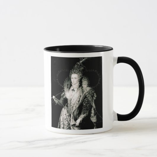 W.Derbyによって描かれ、刻まれるエリザベス女王一世 マグカップ (右)