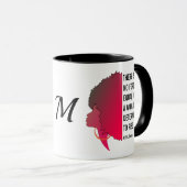 W.E.Bデュボワ感動的引用文が存在しない マグカップ (正面右)