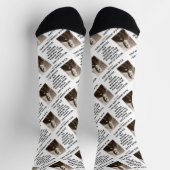 W.E.B.デュボア生信じ活常に進行 ソックス (上部)